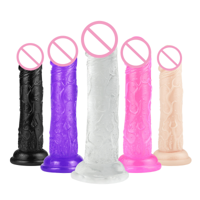 Factory Wholesale No Smell TPE Dildos With Strong Suction Cup Jelly Dildo Sex Toys Realistic Dildo for Women