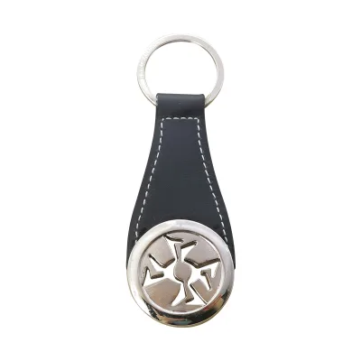 Sublimation Metal Key Rings Laser Engraving Key Chain Custom Car Leather Keychain