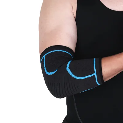 Sports Fitness Elbow Support Knitted Gym Weighlifting Elbow Protector Brace Pad Elbow Supporter
