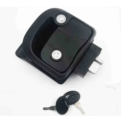 RV Door Lock Replacement Heavy Duty Waterproof Mechanical Camper Door Latch with 2 Keys All Metal Security Lock for RV Camper