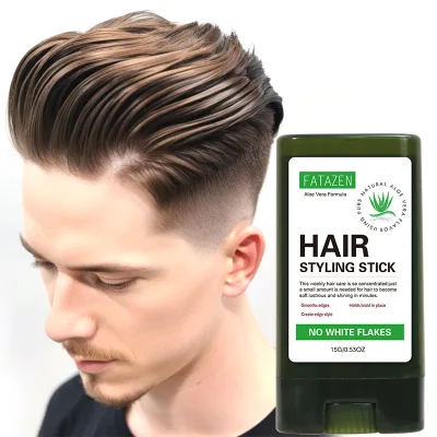 Custom Logo Aloe Scent Hair Styling Wax Stick Long Lasting No Flaking Hair Stick Wax 24 Hour Strong Hold Wax Stick for Hair