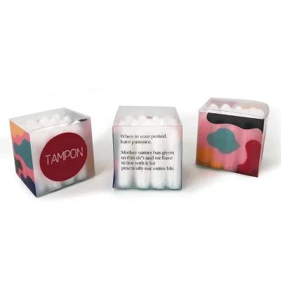 Cheap price vaginal ladies box clearing cotton organic tampons