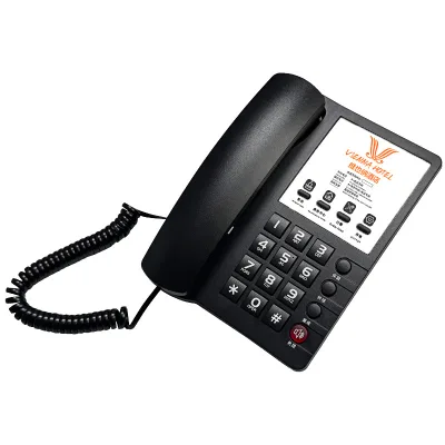 Customizable Hotel Telephone Set with One-touch to Reception Handsfree Speaker Handset