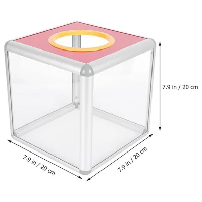 High quality multipurpose customized acrylic magnetic and box acrylic gift boxes acrylic saving box
