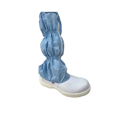 Multi-Function Laboratory Cleanroom Safety Boots Anti-Static Industrial Long Boots