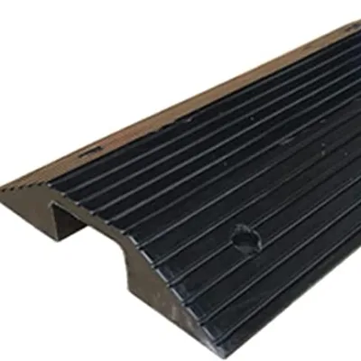 Rubber Ramp Portable Wheelchair Uphill Pad Heavy Duty Door Threshold for Bridge Road Along the Slope Threshold Slope Step Road