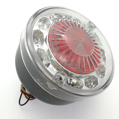 24V 5.5 Inch Round Trailer Truck Led Rear Lights Trailer Combination Stop Brake Lights Tail Lights for Trucks RV