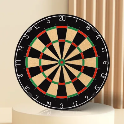 Premium Supply Sisal Dartboard Fléchettes Level Compressed Sisal Core Uniform Resistance Eliminate Random Hit Shift Dart Board