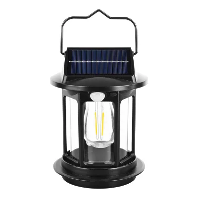 2024 Hot Sale Solar LED 5000K ABS PC Garden Camping Light Type-C Charging IP65 Waterproof 210 Lumens Magnetic Lithium Battery
