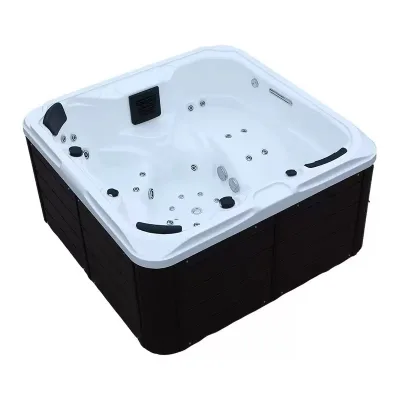 Contemporary 5-Person Outdoor Acrylic Spa Tub Sexy Hot Massage Freestanding Portable Features Contemporary Including Drainer
