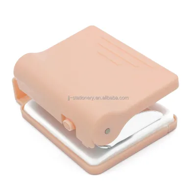 H-TONE Novelty Office Custom Manual Metal Shaped Hole Paper Punch For Notebook Puncher