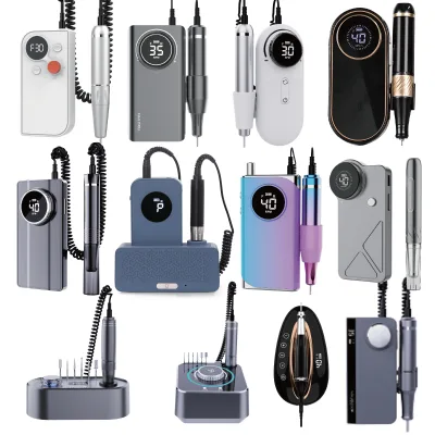 Amazo Hot Selling Nail Drill Machine Customized Brand logo Wholesale Desktop Portable High Quality Nail Drill Machine