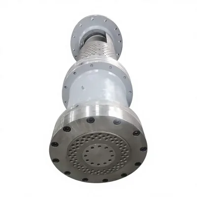 ALVEN Filter Screw (38CrMoAlA Nitrided Surface) Short Large-Pitch Conveying Deep-Flight Feeding Section Waste Plastic Recycling
