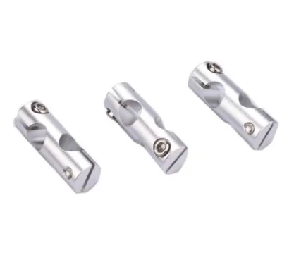 Aluminum Alloy Cylinder Fixing Clamp Cross Axis Bracket Strut Clamps Optical Axis Cross Block Steel Pipe Fixing Bracket