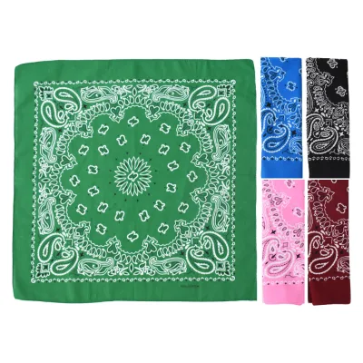Large Bandanas for Men & Women, Multi-Purpose Bandana Headbands, Square Head Scarf  Bandanas Party Outdoor Favor Scarf
