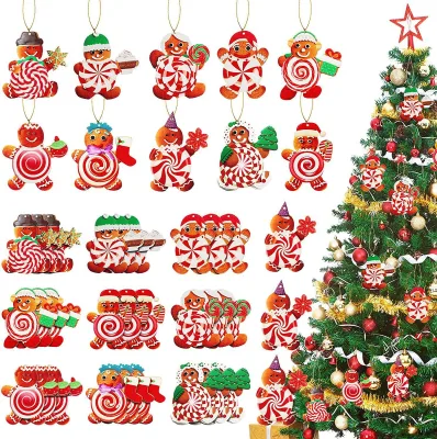 Gingerbread Man Christmas Decoration Christmas Tree Decoration Pendant Scene Layout