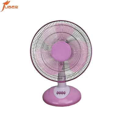 High Quality pink and Black Electric comfort 3-speed Oscillating 16 Inch Table Fan