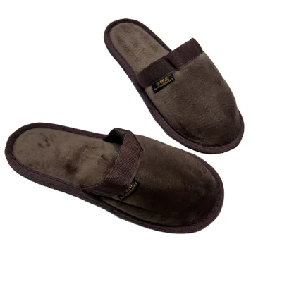 Fleece Custom-made Hotel Slippers, Hotel slippers for High-end Hotels, Coral Fleece Hotel slippers