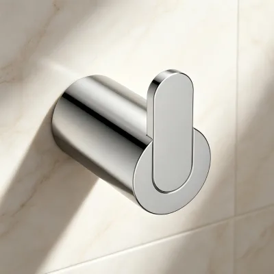 TOPWAY Modern Heavy Duty Wall-Mounted Screw-In Bathroom Towel and Coat Hooks with Easy Installation 20-24lb Weight Capacity