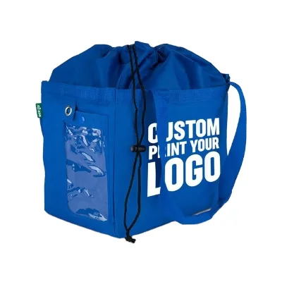Customizable Square Bottom Waterproof Tear-Proof Laundry Bag with Logo 210D Nylon Fabric-Wash Fold Liner Bags