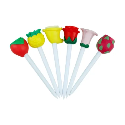 Wholesale 83MM Flower Fruit Shaped Plastic Golf Tees for Driver