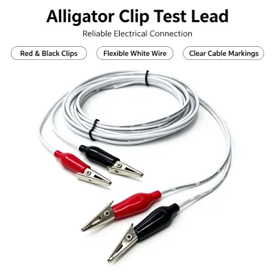 Custom Copper Core Harness Jumper Cable Alligator Clip Solid Conductor for Home Appliance Car/Motorcycle Electronic Computer Use