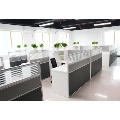 Factory Direct Price Certification Customized Office Modular Workstation Computer Desk Office Table Adjustable