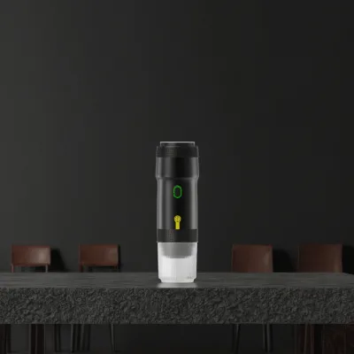 Outdoor Support Ice Hot Extraction Suitable for Ground Coffee Capsules Minipresso Portable Hand Press Espresso Machine
