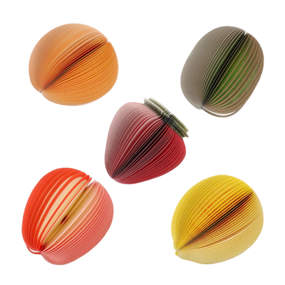 Fruit Memo Notes Pad Promotional Gift Cheap Memo Pad Portable Meeting Library Card Cute Daily Planner Notepad
