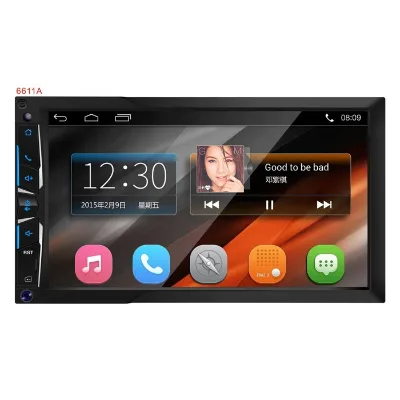 Universal Double Din 7in Car Player Without DVD Loader-butter Version