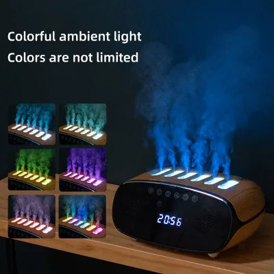 Type-C 500ml Eco-Friendly Essential Oil Diffuser Air Humidifier with Speaker Hotel & Household Use USB/Electric Powered