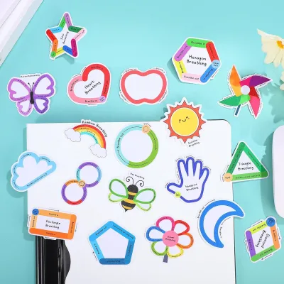 Sensory Tactile Stickers for Anxiety Relief  Rough Textured PVC Stickers for Adults Mental Health Desk Stress Relief