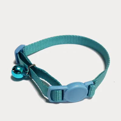 Hot Sale Adjustable Nylon Pet Collar Durable with Bell and Breakaway Buckle Personalized for Cats Collar