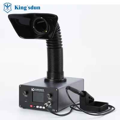 King'sdun T12 Program -Controlled Automatic Preheating Hot Air Gun Desoldering Solder Iron Soldering Station Hot Air Gun