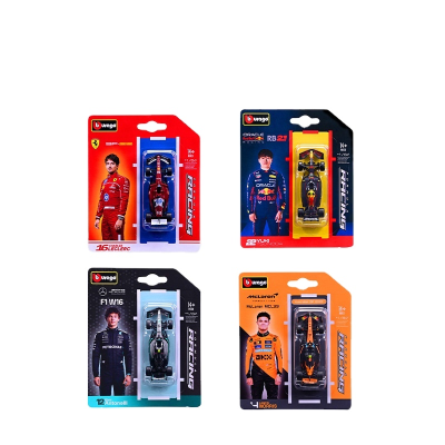 Original Bburago1:64 F1 2025 Season SF-25 Himilton AMG W16 MCL39 Rebull RB21 Formula One Car Model Gift Collection Car Model