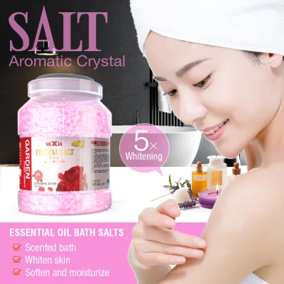 Soothing Mineral Sea Salt Whitening Exfoliating Bath Soaking and Fresh Fragrance Softening Body Care Bath Salt 5kg