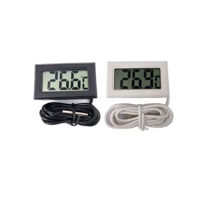 Mini embedded electronic digital thermometer fish tank refrigerator water temperature meter waterproof probe FY-10