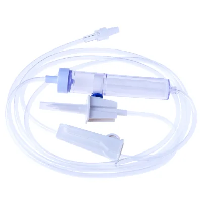 Disposable Blood Transfusion Set with Needle Free Connector Blood Transfusion Filter 200micron Sterile Fluid Transfer Tube Set