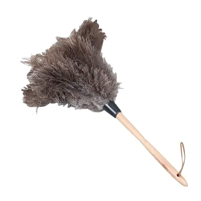 Factory Price Best Selling Real Ostrich Feather Duster Car Cleaning Feather Duster with Wooden Handle