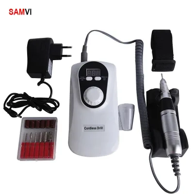 Portable Nail Drill Rechargeable MINI Cordless Drill Forward-Reverse Speed Adjustment Grinding Machine Grinder Manicure Tools