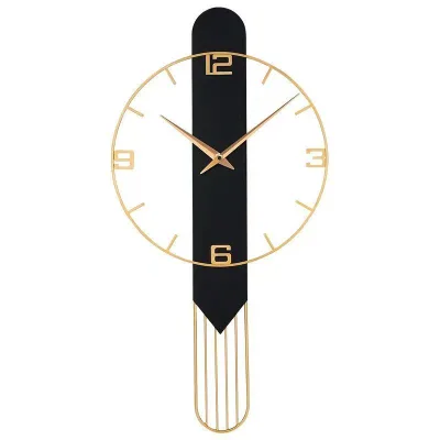 36x70cm Indoor Square White Wood Clocks Large Silent Pendulum Wall Clocks Modern Home Wall Decorative Art Clock for Living Room