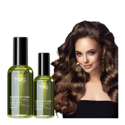 TWG Private Label Phyto-extraction Aromatherapy Hair Care Essential Oil Organic Restoration Damaged Repair Hair Care Oil