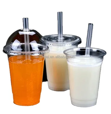 Best Selling Disposable Transparent Pla Plastic Cup Ice Coffee Cup