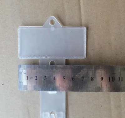 New Retail Supermarket POP Clip Strips Hanging Strips with Label Holdler