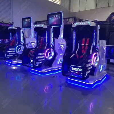 Popular Virtual Roller coaster 9d Vr Chair Crazy Vr Simulator Game Machine for Sale