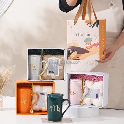 Hot Selling High Quality Style Squishy Colorful Dragon Dinosaur Year Advertising Set Cup Towel Birthday Gift Wholesale for Women