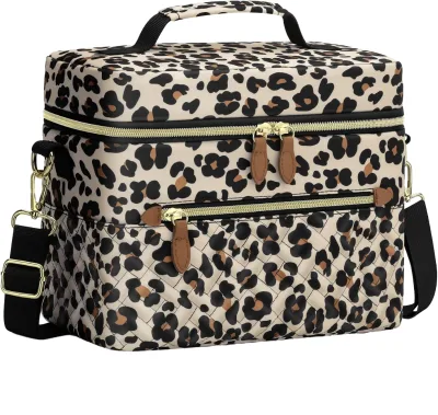 Insulated Leakproof Removable Strap Reusable Polyester Thermal Lunch Tote Bag Polyester for Women