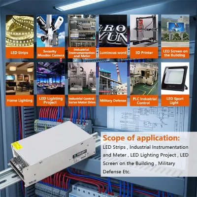 CE/FCC/KC/EMC for Cl F-1000W-24V 24V 1000W High PFC 0.99 Switching Power Supply 100-265VAC Input 50A Output