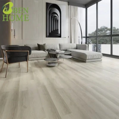 Durable SPC Flooring with Realistic Wood Grain Waterproof Rigid Core Planks for Residential and Commercial Spaces