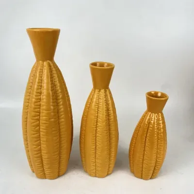 Knitted Sweater Pattern Shape Ceramic Flower Vase, Handmade Gift & Crafts